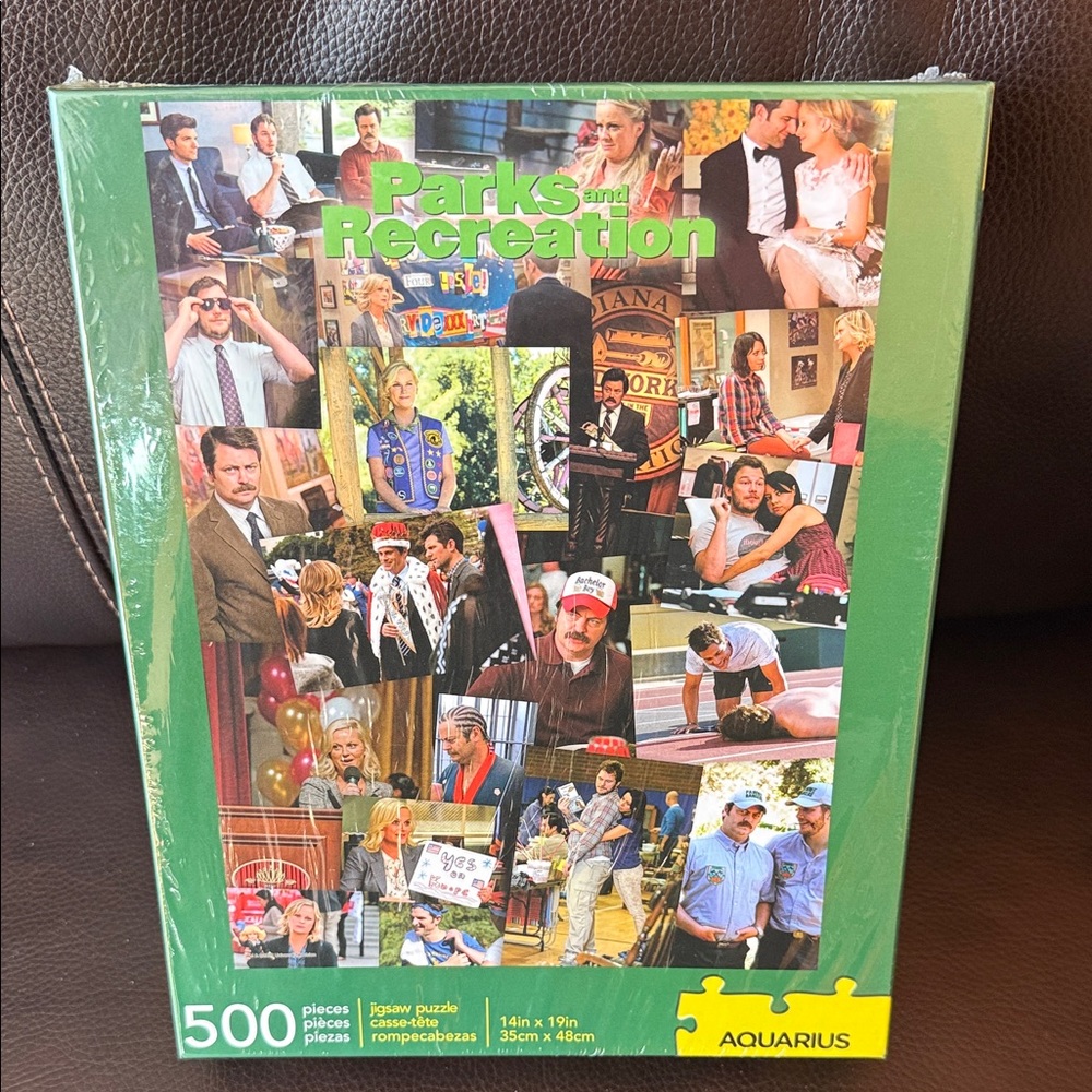 Aquarius Parks and Recreation 500-Piece Puzzle. New
